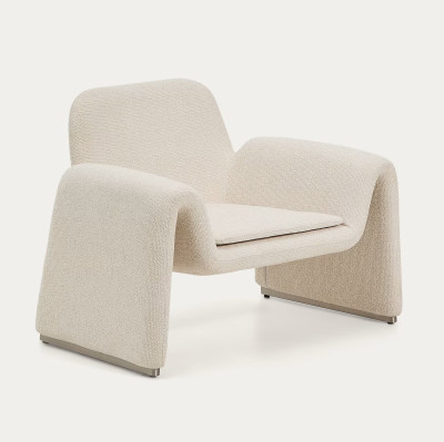 Fotel Melvia beżowy kave home