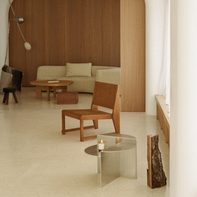 Fotel Easy Chair 01 brązowe Frama