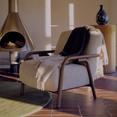 Fotel Sylo beżowy Kave home