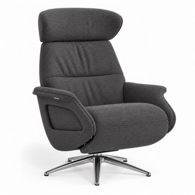 Fotel Wypoczynkowy Clement High Function Dervit Grey Flexlux