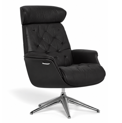 Fotel Wypoczynkowy Volden High Nature Black Flexlux