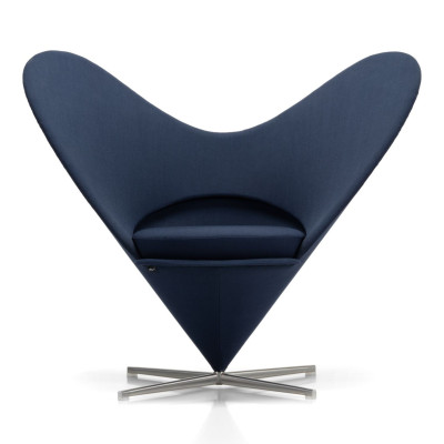 Heart Cone Chair Volo Nachtblau Vitra
