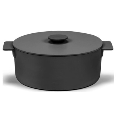 Garnek żeliwny Surface 5,5 l czarny Serax