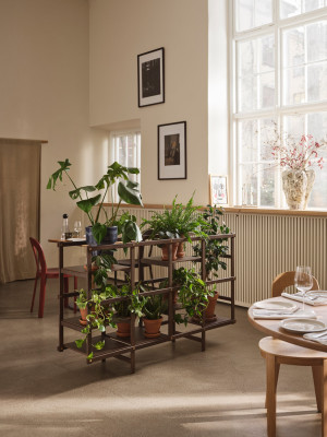 Regał modułowy Frame medium ciemny dąb Design House Stockholm