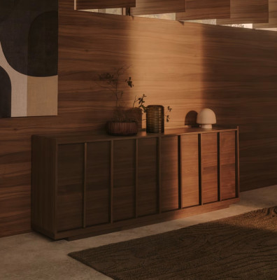 Komoda Onix 200 cm brązowa Kave Home
