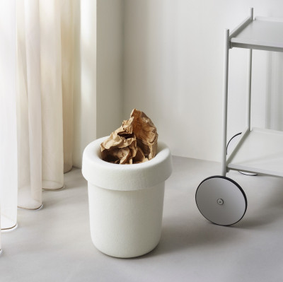 Kosz biurowy Hide kremowy Normann Copenhagen