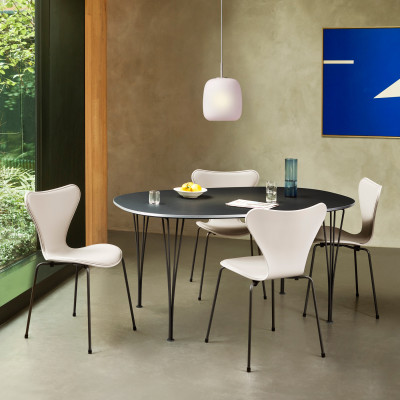 Krzesło Series 7 Fornir Barwiony Granatowy Fritz Hansen