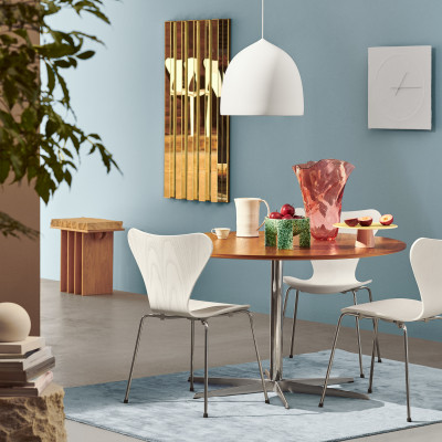 Krzesło Series 7 Fornir Lakierowany Granatowy Fritz Hansen