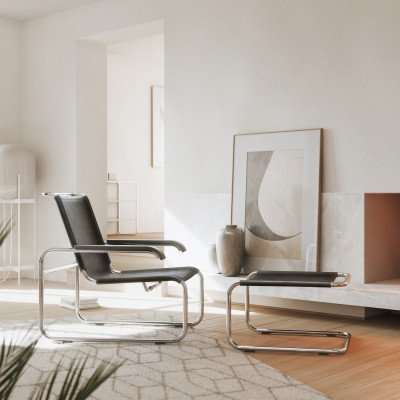 Fotel S 35 LV Skóra Bydlęca Thonet