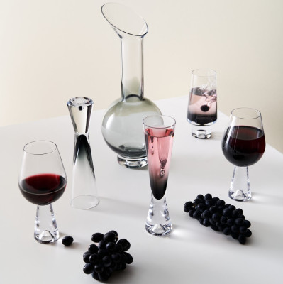 Szklanka wysoka do drinków Tank czarna 2 szt. Tom Dixon