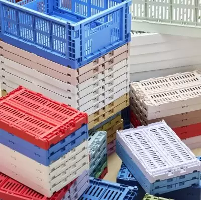 Skrzynka Colour Crate duża złamana biel HAY
