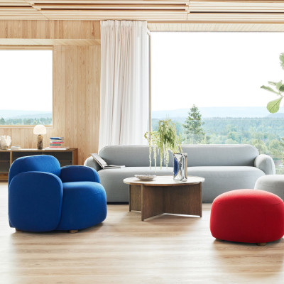 Sofa Gem 3-osobowa Brusvik Light grey Northern