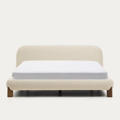 Łóżko Odina 160 cm - nogi jesion orzechowy Kave Home