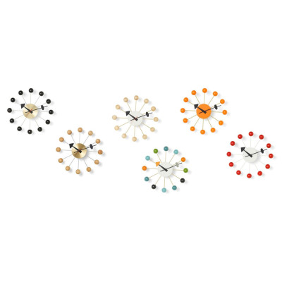Zegar ścienny Ball Clock naturalny buk Vitra
