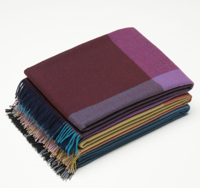 Pled Colour Block niebiesko-bordowy Vitra