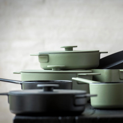 Garnek żeliwny Surface 4,6 l zielony Serax