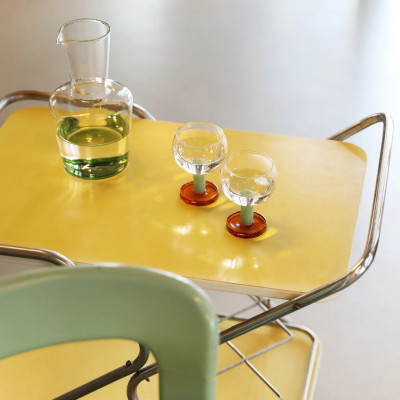 Kieliszek cantine 2 szt. różowy &k Amsterdam