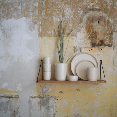 Set of 2 white Otto bowls by Frama