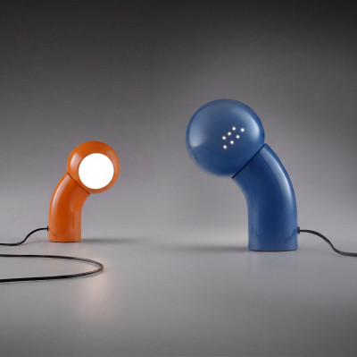 Lampa stołowa Pallino niebieska Martinelli Luce