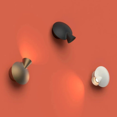 Lampa ścienna Tortuga antracytowa Martinelli Luce