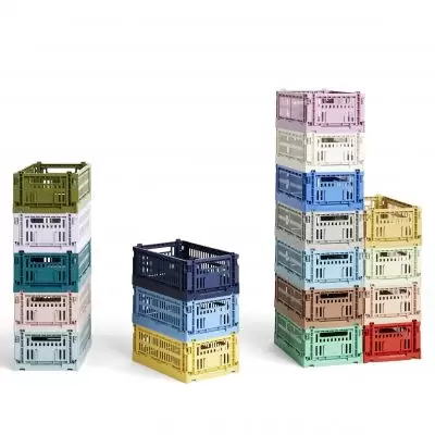 Skrzynka Colour Crate mała bordowa HAY