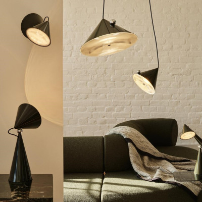 Lampa wisząca Pose 43 cm zielona Tom Dixon