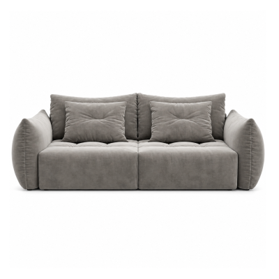 Sofa Bloom 3-osobowa szary welur Micadoni