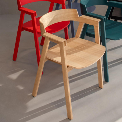 Gazzda oak Flip chair