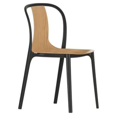 Krzesło Belleville wood naturalny dąb Vitra