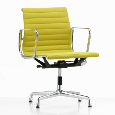 Krzesło biurowe Aluminium EA 132 tkanina Canola - podstawa aluminiowa Vitra