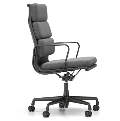 Krzesło biurowe Soft Pad EA 219 Tkanina Reed green - podstawa czarna Vitra