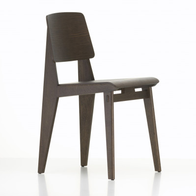 Krzesło Chaise Tout Bois ciemny dąb Vitra