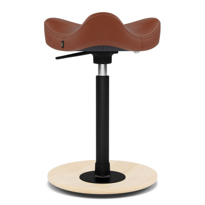 Krzesło ergonomiczne Move Compact brązowe, naturalne drewno Varier