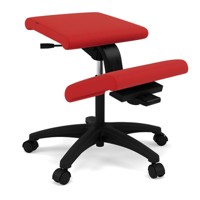 Krzesło ergonomiczne na kółkach Wing czerwone, Revive 634 Varier