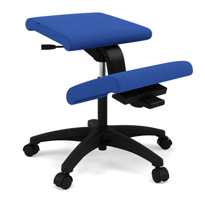 Krzesło ergonomiczne na kółkach Wing niebieskie, Divina 756 Varier