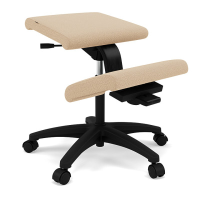 Krzesło ergonomiczne na kółkach Wing beżowe, Vidar 0323 Varier