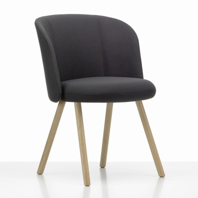 Krzesło Mikado side chair naturalny dąb - Plano Dark Grey Vitra