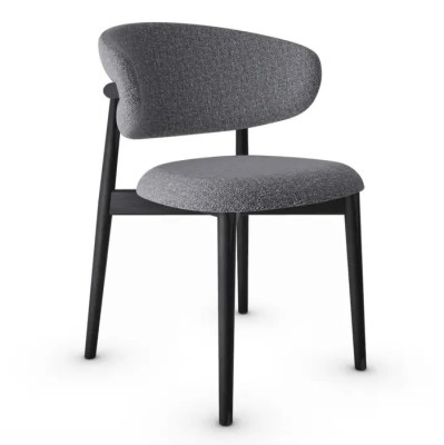 Krzesło Oleandro boucle antracytowe Calligaris