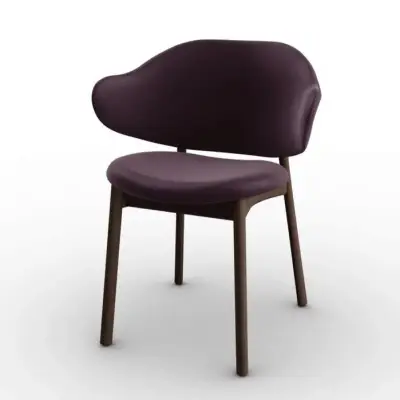 Krzesło Holly CS2080 burgundowe Calligaris