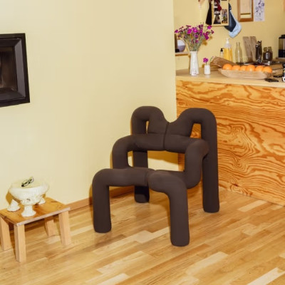 Krzesło ergonomiczne Ekstrem brązowe Knit 028 Umber Varier