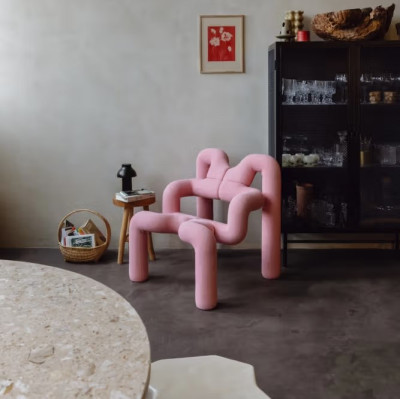 Krzesło ergonomiczne Ekstrem różowe Knit 017 blossom Varier
