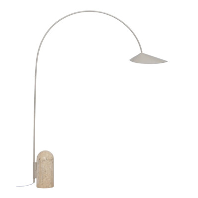 Lampa podłogowa Arum Arched kaszmirowa Ferm Living