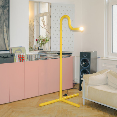 Lampa podłogowa La Uno żółta Valerie Object