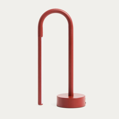 Lampa przenośna Bow czerwona Kave Home