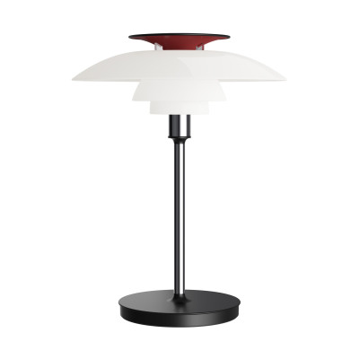 Lampa przenośna PH 80 biała - chromowana Louis Poulsen