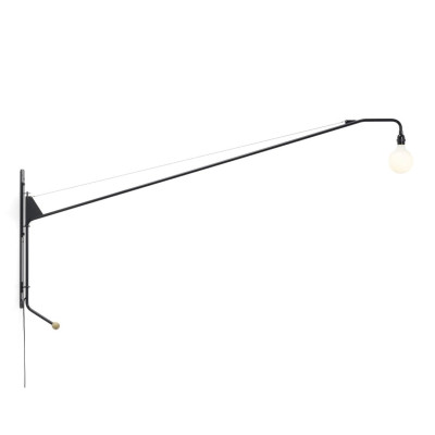 Lampa ścienna Potence czarna Vitra