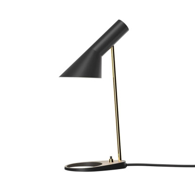 Lampa stołowa AJ Mini mosiężno-czarna Louis Poulsen