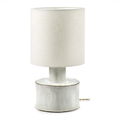 Lampa stołowa Catherine 47 cm biała Serax