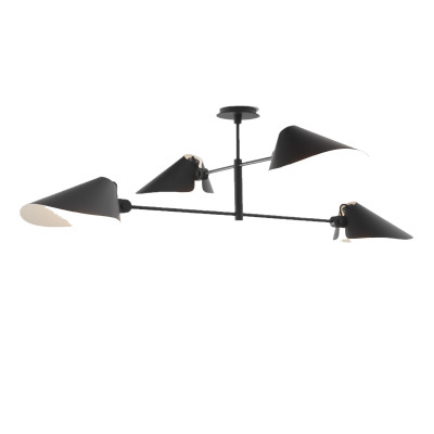 Lampa wisząca Bonnet SC91 czarna Andtradition