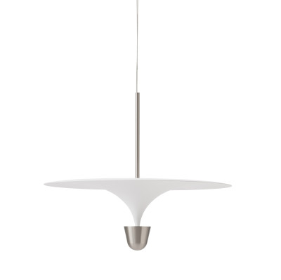 Lampa wisząca Kantarell 60 cm niklowana New Works